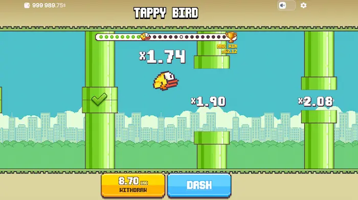 Tappy Bird Crash Game games